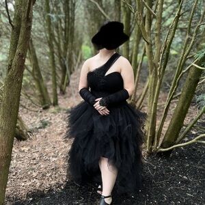 JJ's House Black Tulle Gown